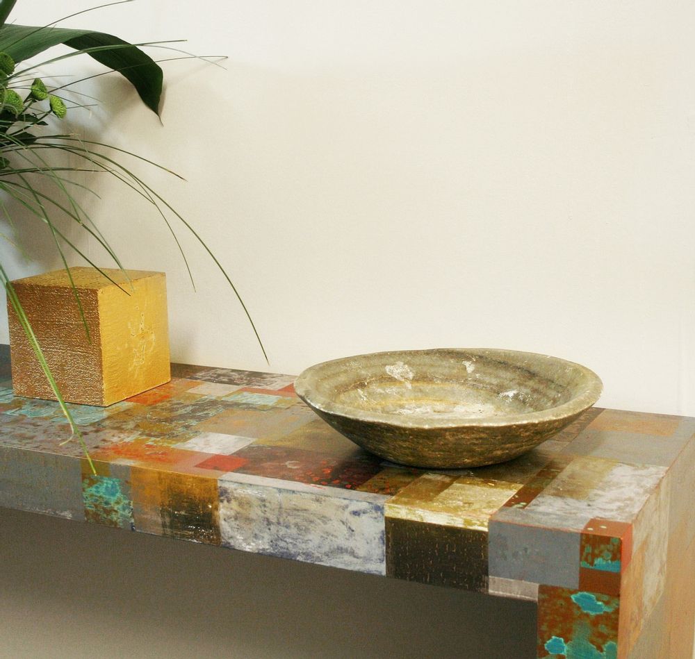 Consoles - Consoles, patines sur bois - VALERIE BEAUMONT