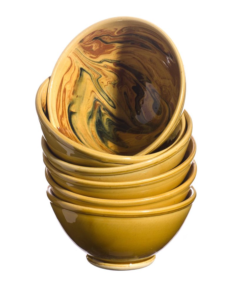 Pottery - Marbled Provence Pottery 16th,17th & 18th century - BARBOTINE AUBAGNE EN PROVENCE