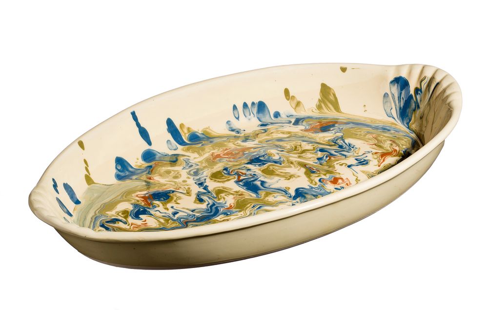 Pottery - Marbled Provence Pottery 16th,17th & 18th century - BARBOTINE AUBAGNE EN PROVENCE