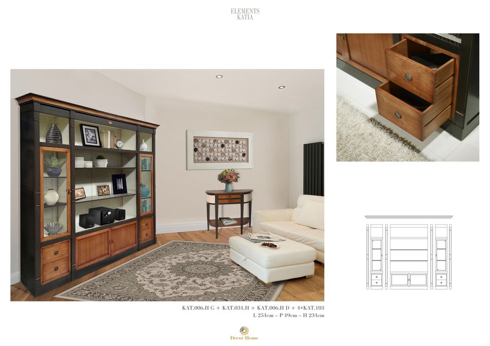 Bibliothèques - Eléments Katia - DECOR HOME