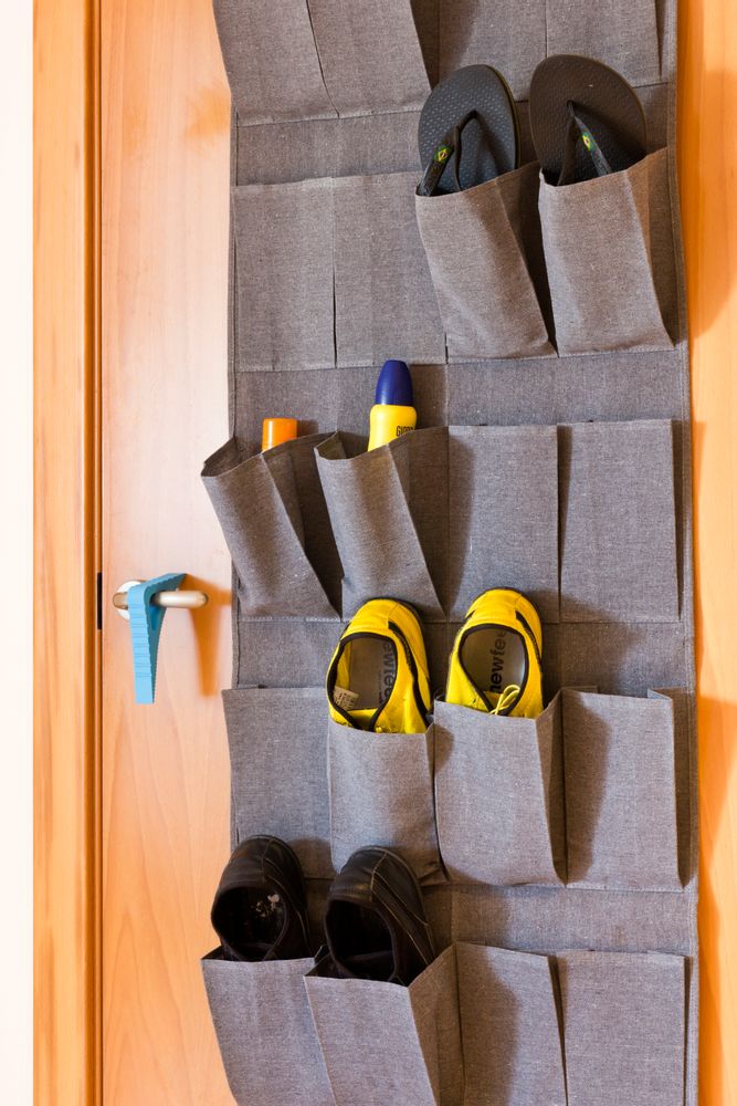 Organizer - KANGURUDOOR Friendly Over Door Storage Pockets 24 Recycle T/C - COMADECO