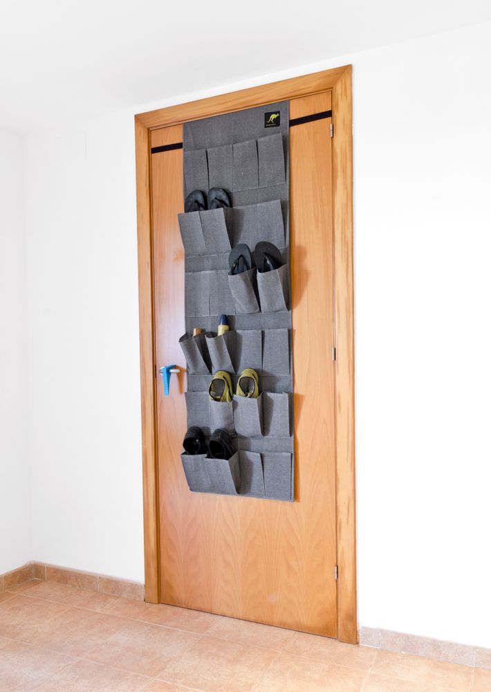 Organizer - KANGURUDOOR Friendly Over Door Storage Pockets 24 Recycle T/C - COMADECO