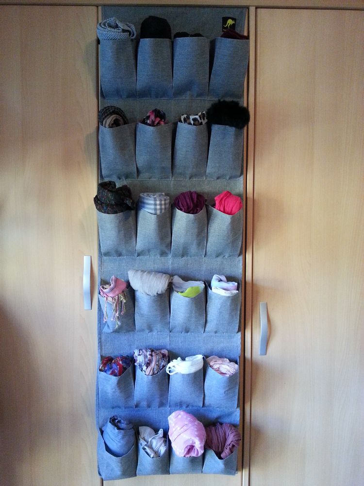 Organizer - KANGURUDOOR Friendly Over Door Storage Pockets 24 Recycle T/C - COMADECO