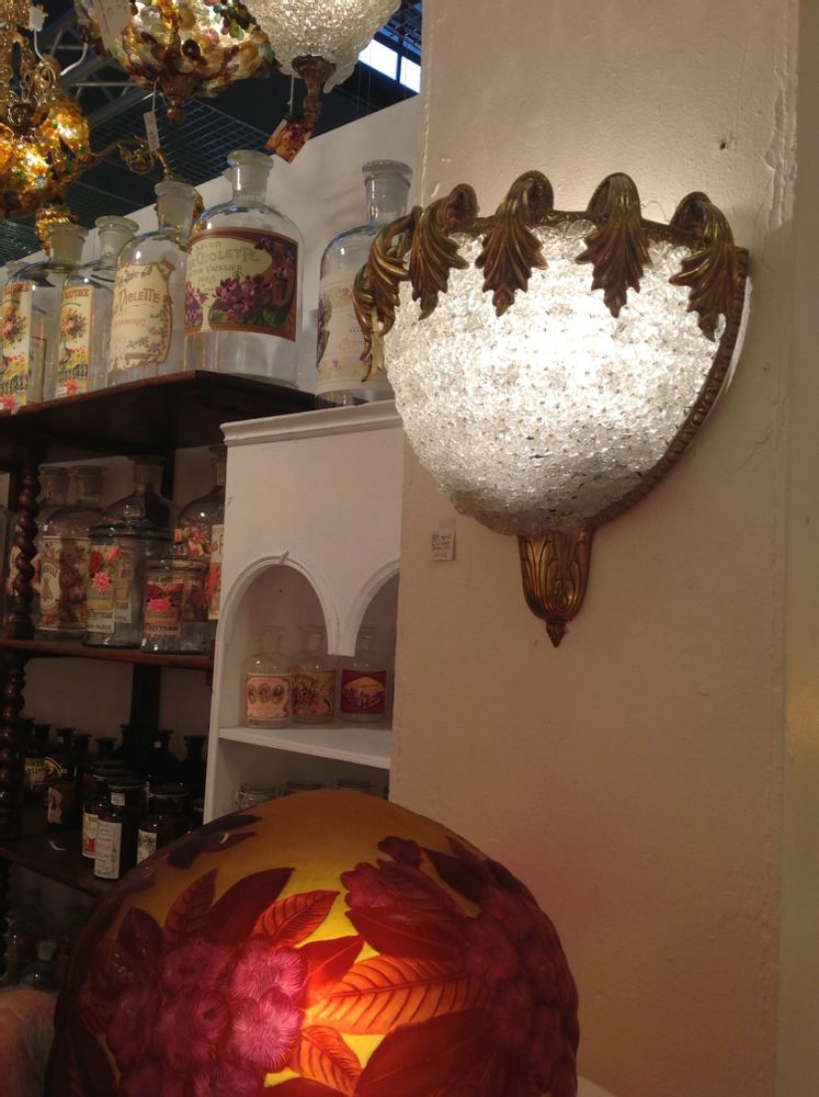 Art glass - Wall lights, Art Nouveau, Art Deco and Baroque style. - TIEF