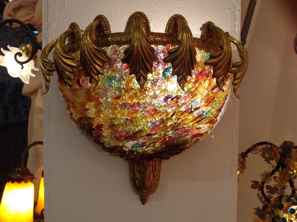 Art glass - Wall lights, Art Nouveau, Art Deco and Baroque style. - TIEF