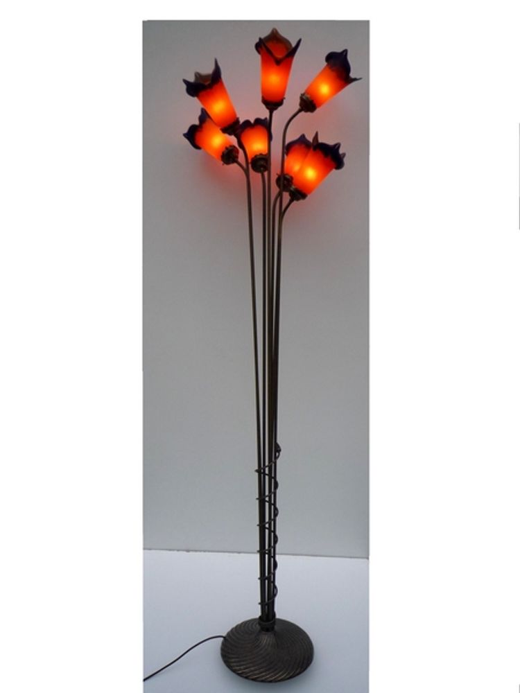 Verre d'art - Lampadaires. - TIEF