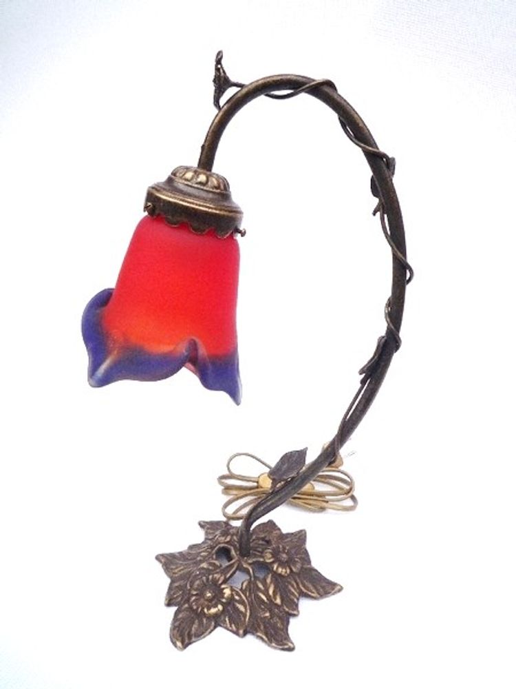 Verre d'art - Lampes style Art Nouveau. - TIEF