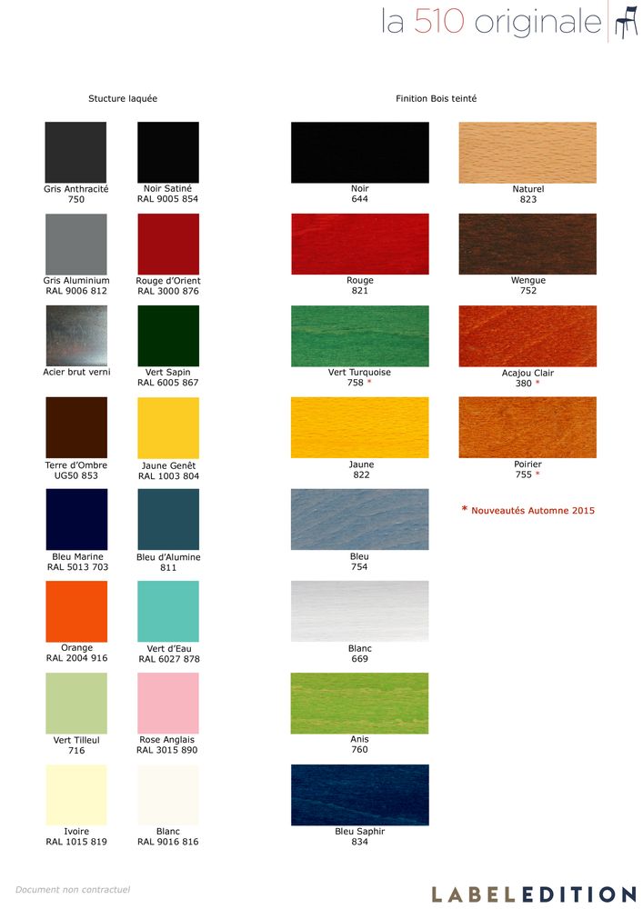 Chaises - La 510 Originale - LABEL EDITION