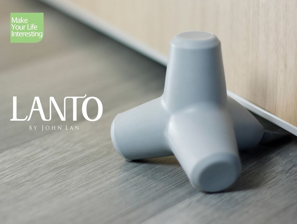 Objets design - Bouchon de porte tétrapode - LANTO