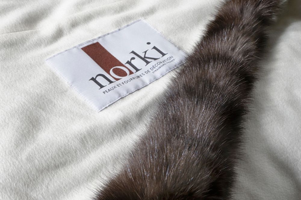 Objets de décoration - Plaid en Zibeline Barguzin - Barguzin sable throw - NORKI