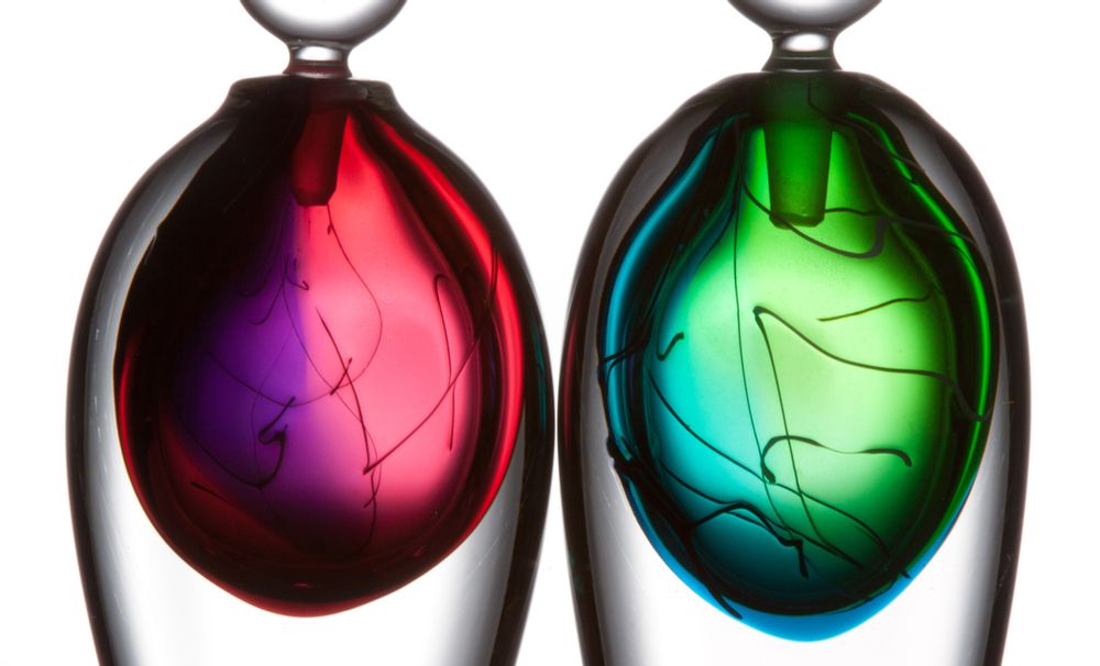 Verre d'art - Art Verre Elipse - STUART AKROYD GLASS