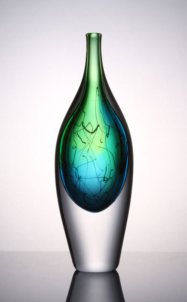 Verre d'art - Art Verre Elipse - STUART AKROYD GLASS