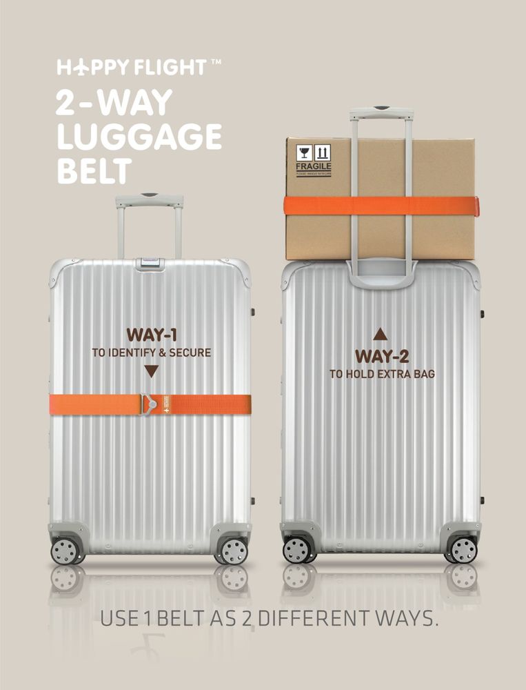 Accessoires de voyage - HF CEINTURE À BAGAGES 2 VOIES - ALIFE