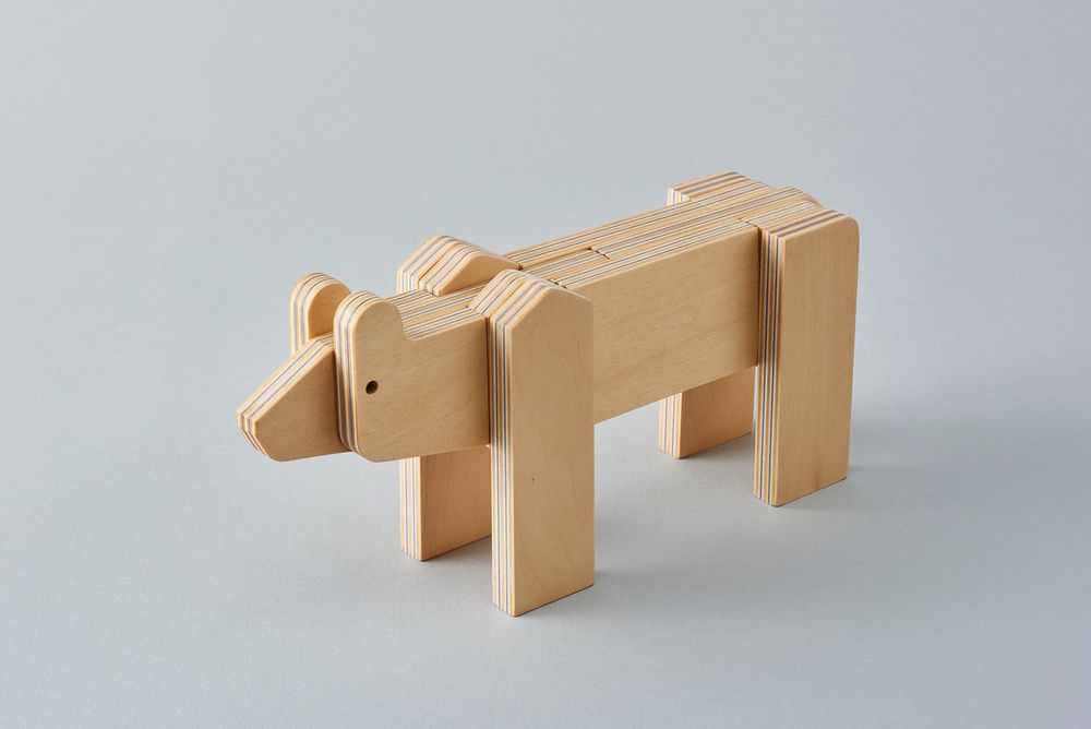 Objets de décoration - animaux norhen - [higuma] - PLYWOOD LABORATORY