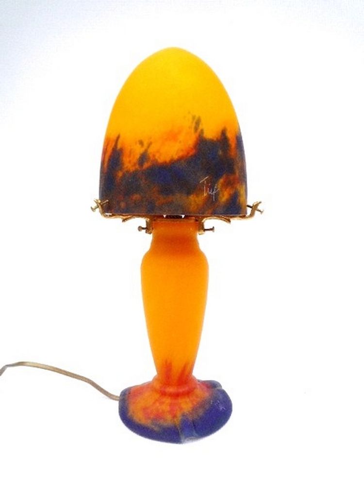 Verre d'art - Lampes en pâte de verre - TIEF