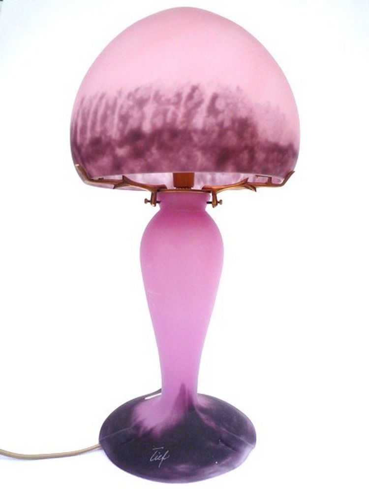 Verre d'art - Lampes en pâte de verre - TIEF