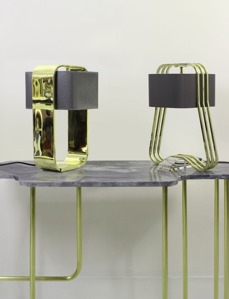 Chambres d'hôtels - Lampe de table courbe parfaite - MARTIN HUXFORD STUDIO