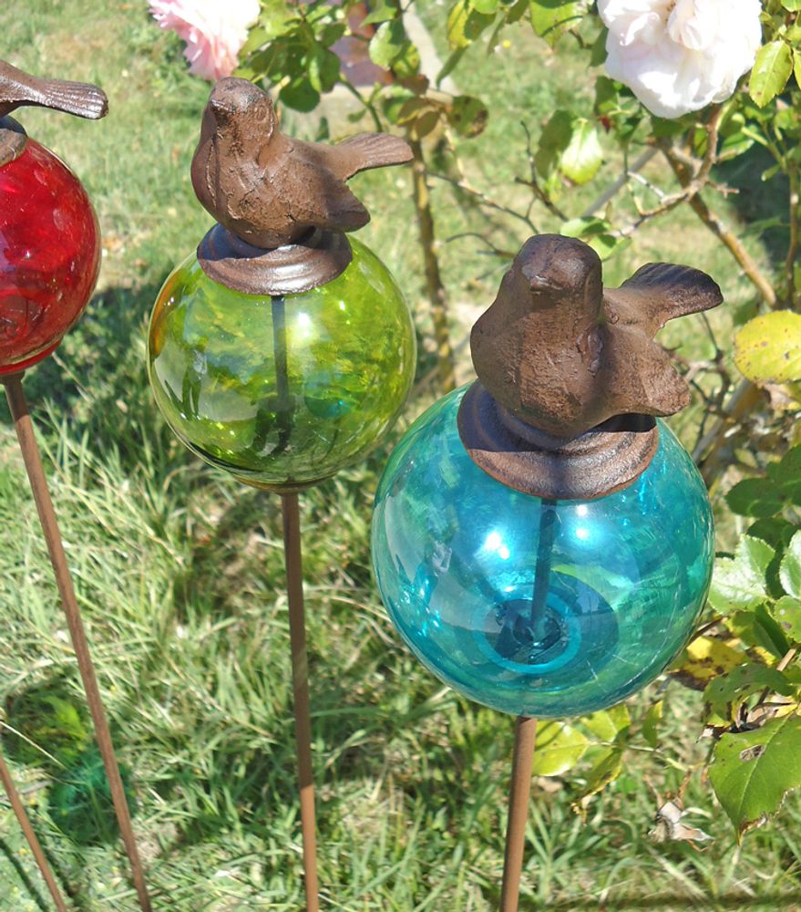 Accessoires de déco extérieure - Bain d'oiseaux à planter - LA GRANDE PRAIRIE