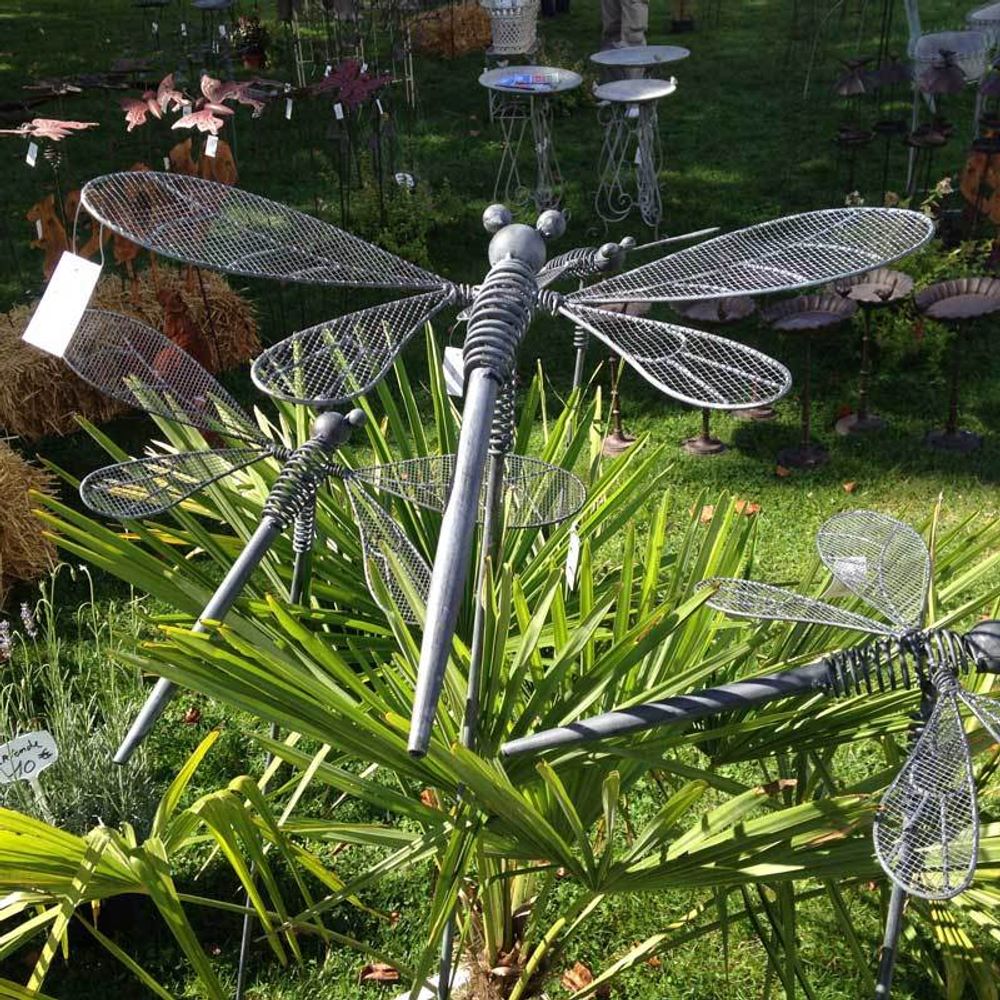 Accessoires de déco extérieure - Bain d'oiseaux à planter - LA GRANDE PRAIRIE