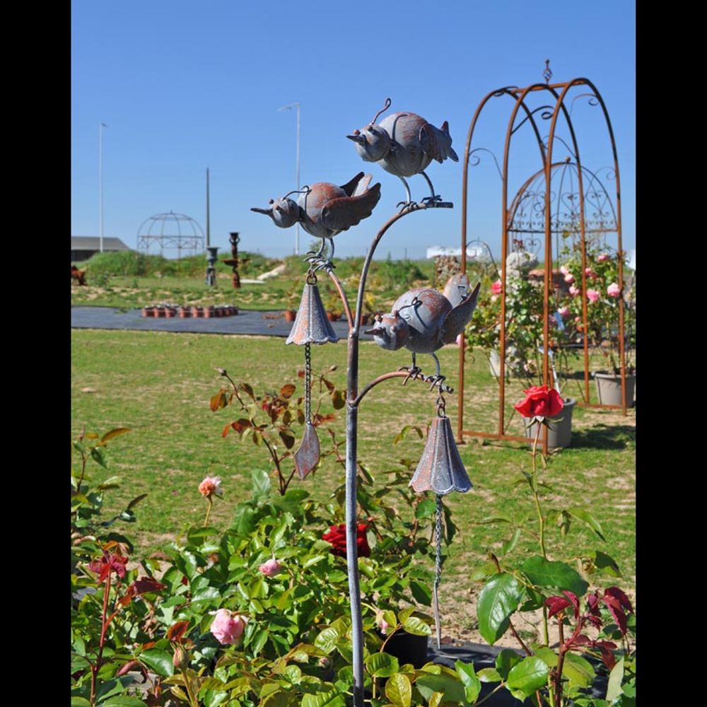 Accessoires de déco extérieure - Bain d'oiseaux à planter - LA GRANDE PRAIRIE