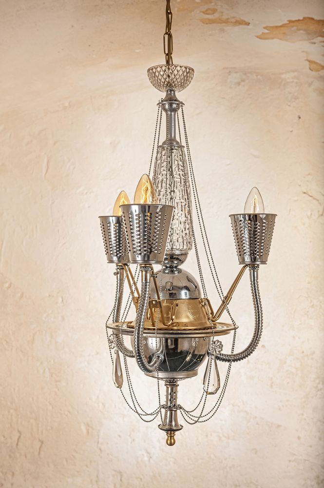 Hanging lights - light suspension 3B-3662 - DIDIER BIREE ATELIER SPIROMIX