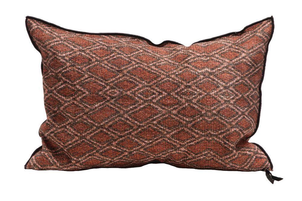 Coussins textile - COUSSINS CHENILLE SOFT WASHED SAMARKAND ARGILE - MAISON DE VACANCES