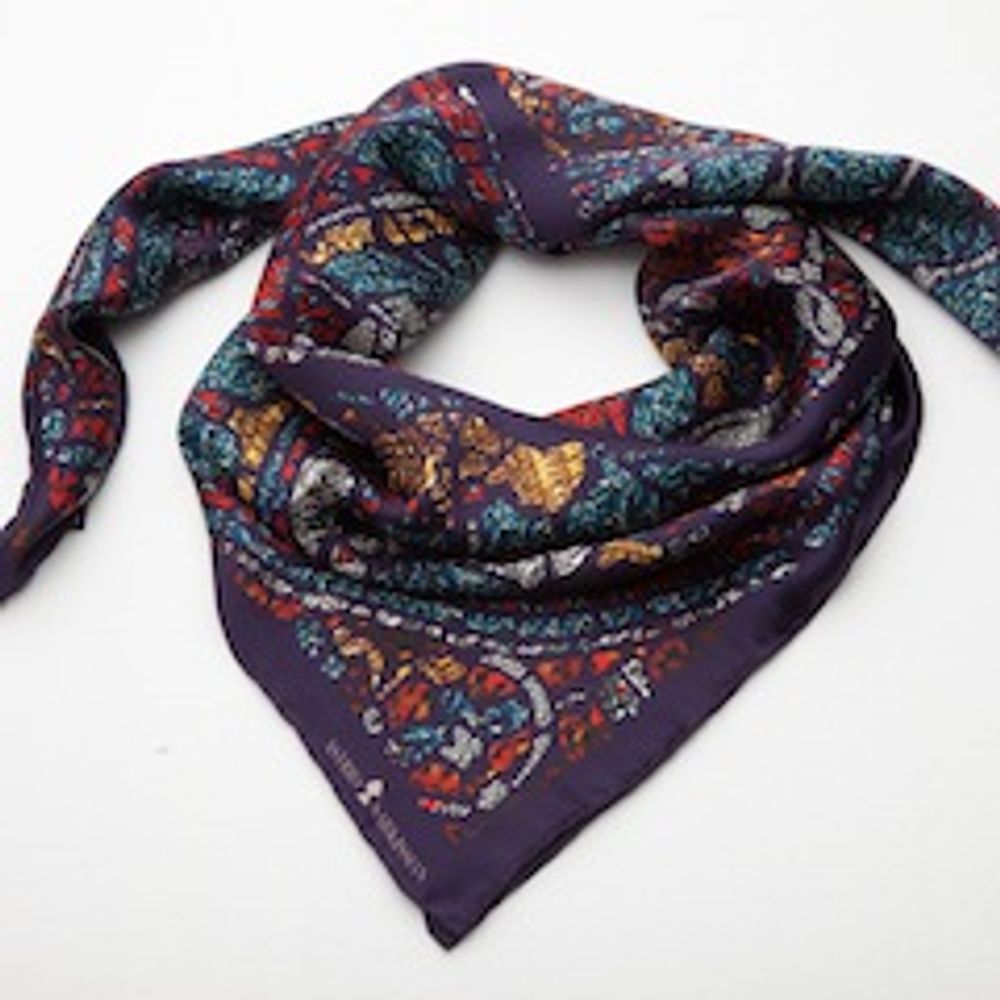 Scarves - Mith Black Square Scarf - ASTRID SARKISSIAN