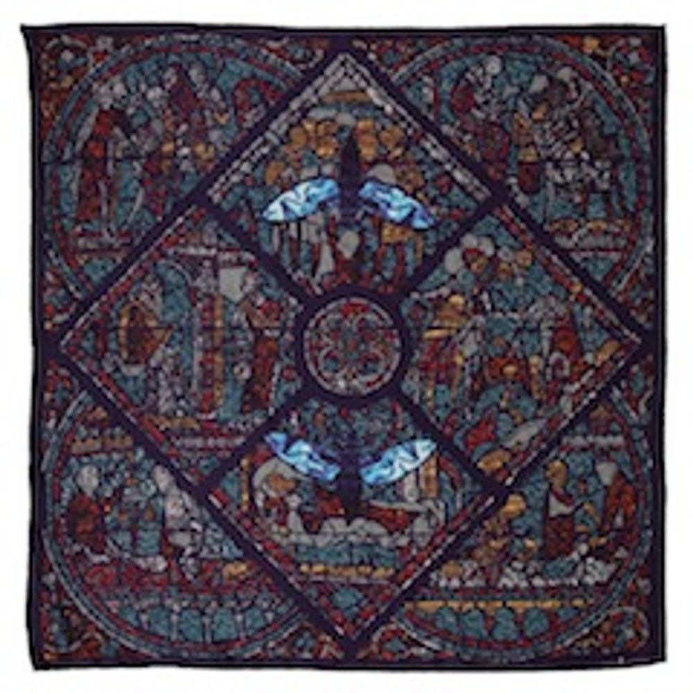Scarves - Mith Black Square Scarf - ASTRID SARKISSIAN