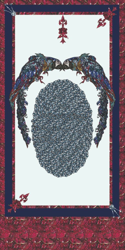 Curtains and window coverings - Curtains Hector Blue - ASTRID SARKISSIAN