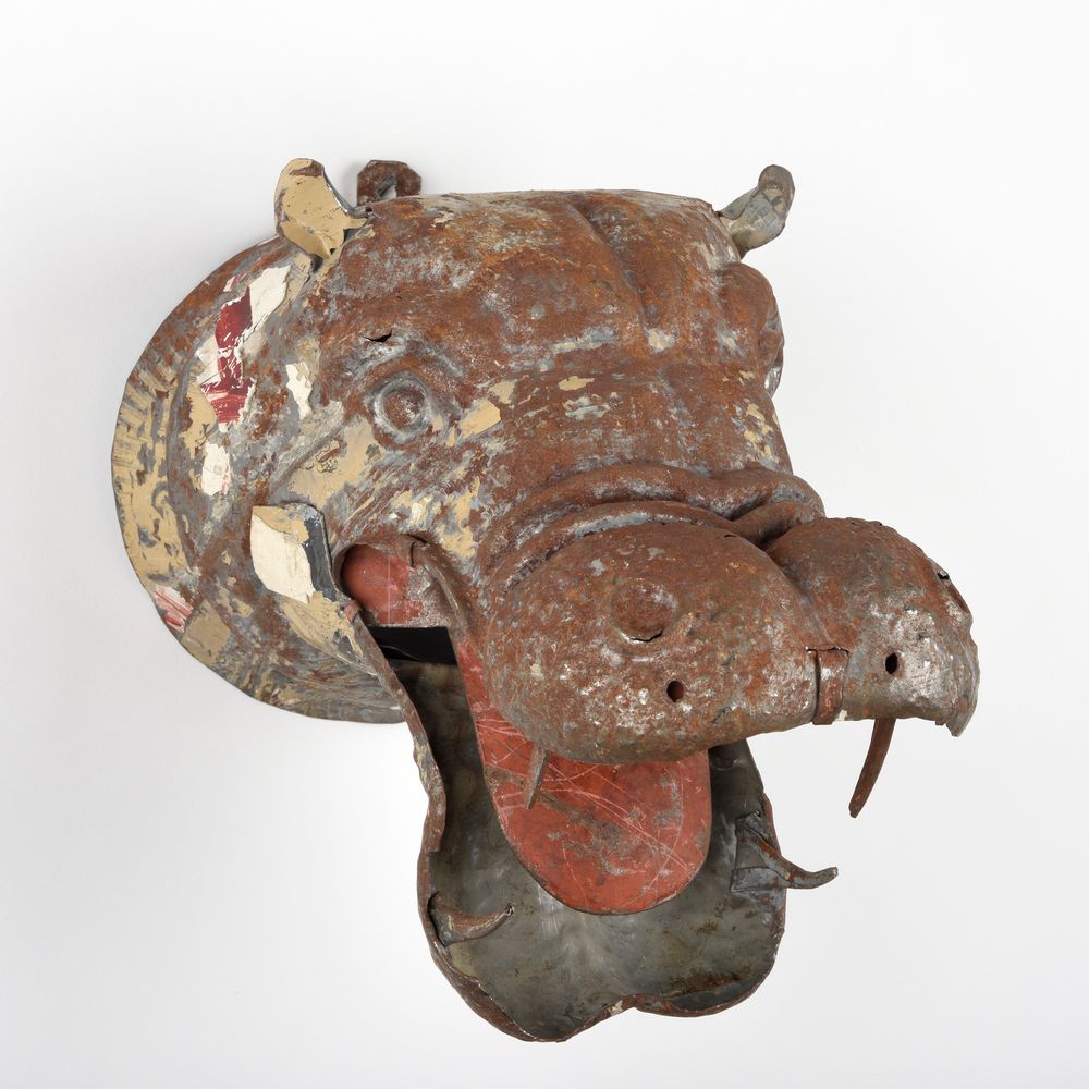 Decorative objects - ANIMALS AND TROPHIES IN RECYCLED METAL - MAHATSARA