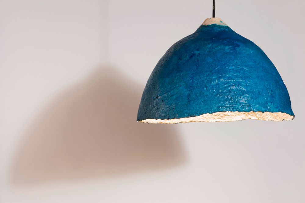Hanging lights - PULP PAPER LAMPSHADES - MAHATSARA