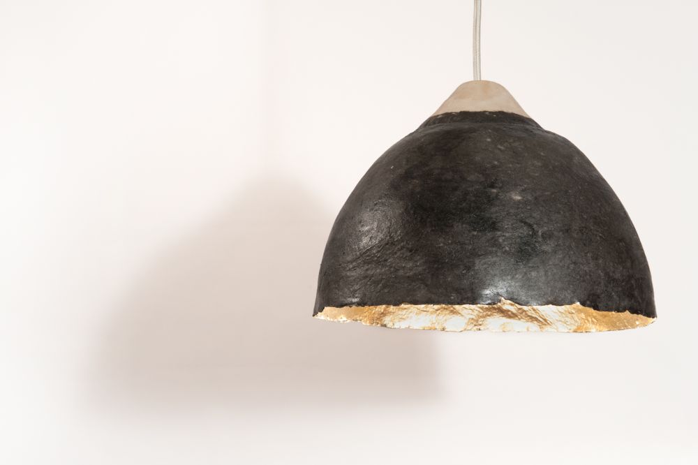 Hanging lights - PULP PAPER LAMPSHADES - MAHATSARA