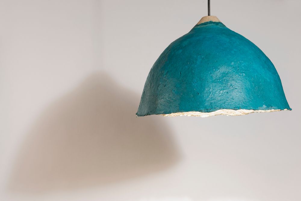 Hanging lights - PULP PAPER LAMPSHADES - MAHATSARA