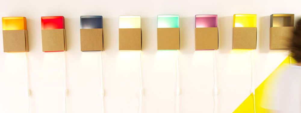 Objets design - boîte à lumière - ¿ADONDE?