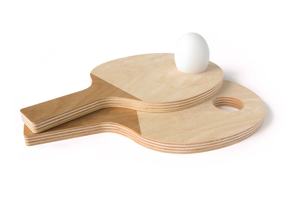 Cadeaux - COQUETIER PING PONG - PIED DE POULE