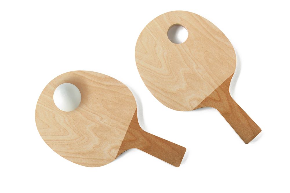 Cadeaux - COQUETIER PING PONG - PIED DE POULE