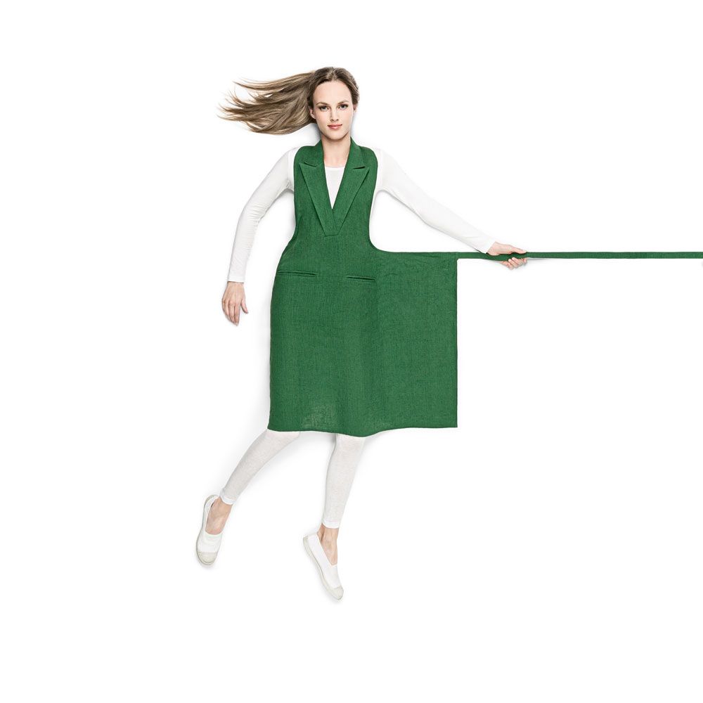 Kitchen linens - Unisex formal and shirt collar aprons - FORMUNIFORM
