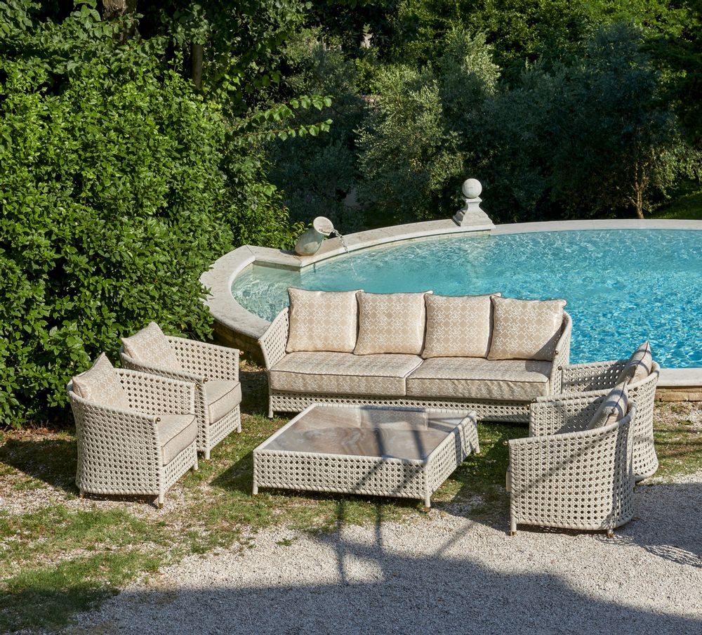 Canapés de jardin - canapé wezen - SAMUELE MAZZA OUTDOOR COLLECTION