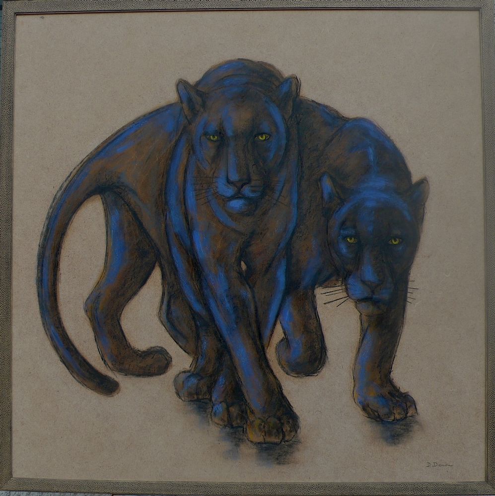 Other wall decoration - wall decoration ANIMAL PAINTING - DENOU-STOJANOVIC