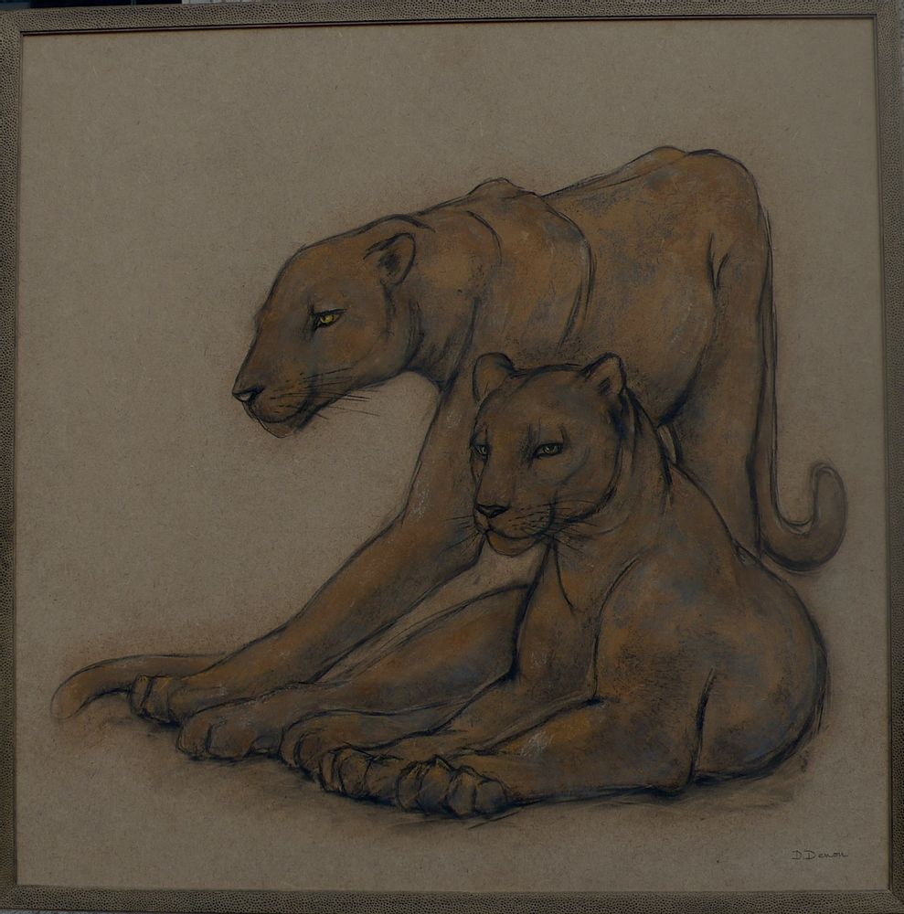 Other wall decoration - wall decoration ANIMAL PAINTING - DENOU-STOJANOVIC