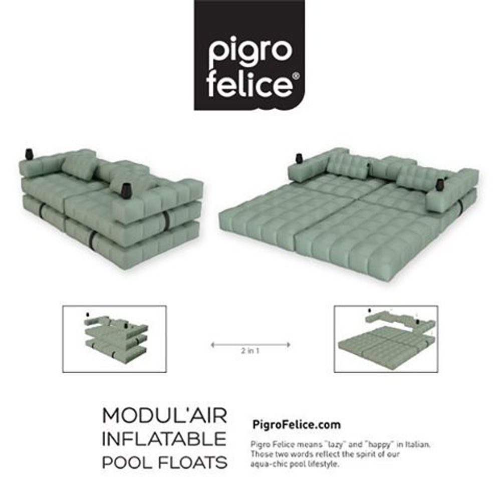 Canapés - Modul'Air Premium Lit de bronzage gonflable 3 en 1 - PIGRO FELICE