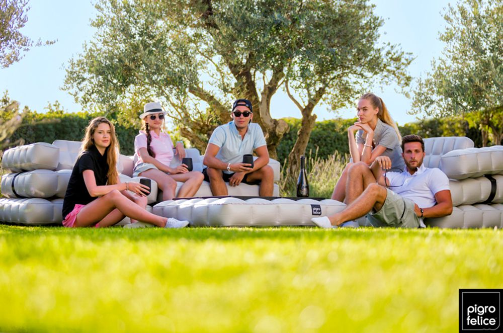 Canapés - Modul'Air Premium Lit de bronzage gonflable 3 en 1 - PIGRO FELICE
