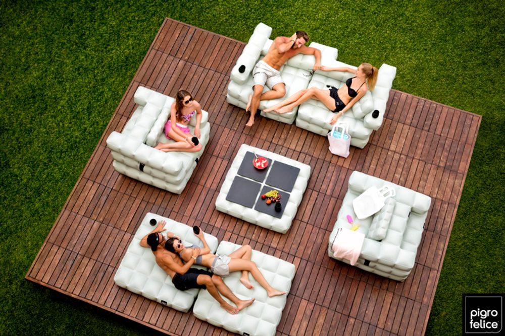 Canapés - Modul'Air Premium Lit de bronzage gonflable 3 en 1 - PIGRO FELICE