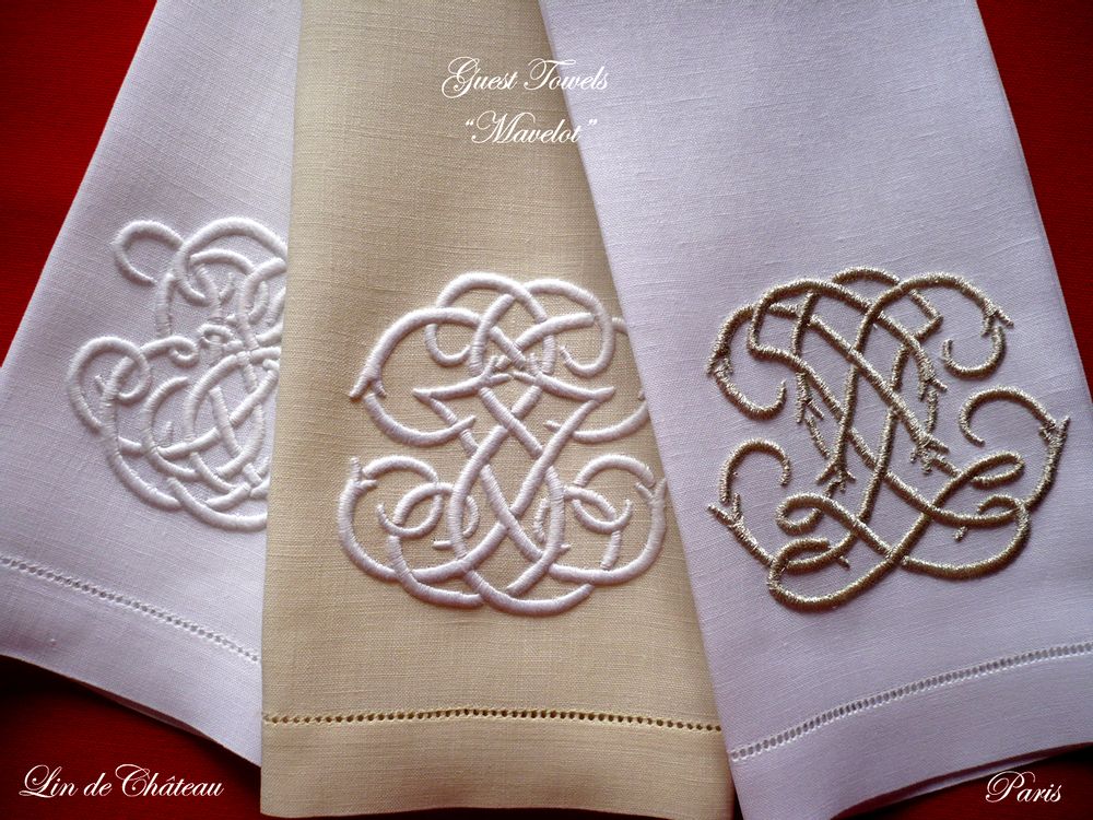 Linge de lit - MONOGRAMMES - LINHO DO CASTELO - LIN DE CHATEAU