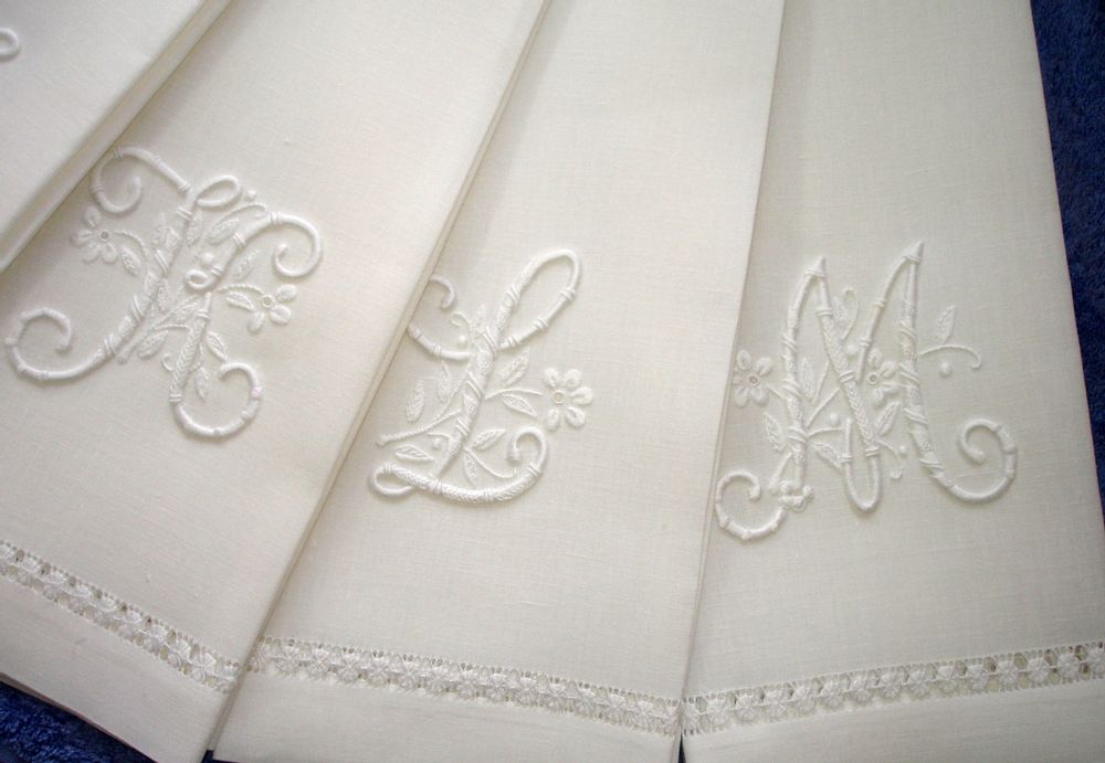 Linge de lit - MONOGRAMMES - LINHO DO CASTELO - LIN DE CHATEAU