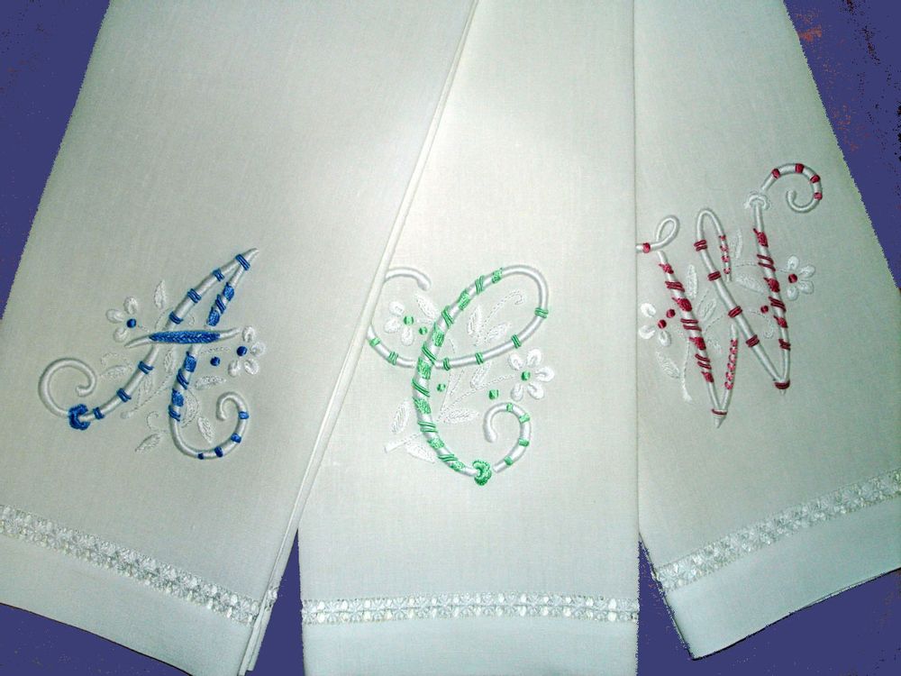 Linge de lit - MONOGRAMMES - LINHO DO CASTELO - LIN DE CHATEAU