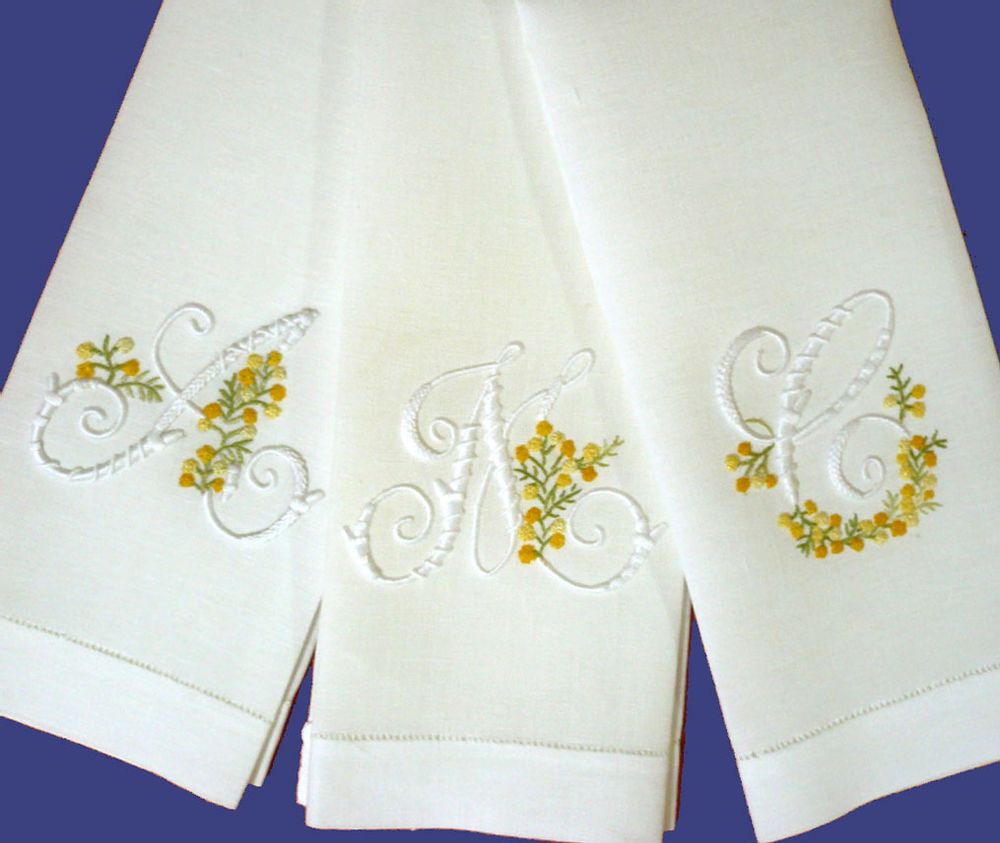 Linge de lit - MONOGRAMMES - LINHO DO CASTELO - LIN DE CHATEAU