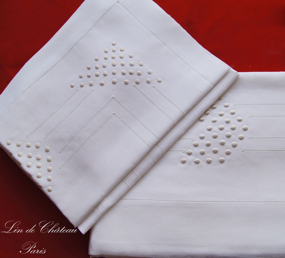 Linge de lit - PARURES DE LIT. - LINHO DO CASTELO - LIN DE CHATEAU