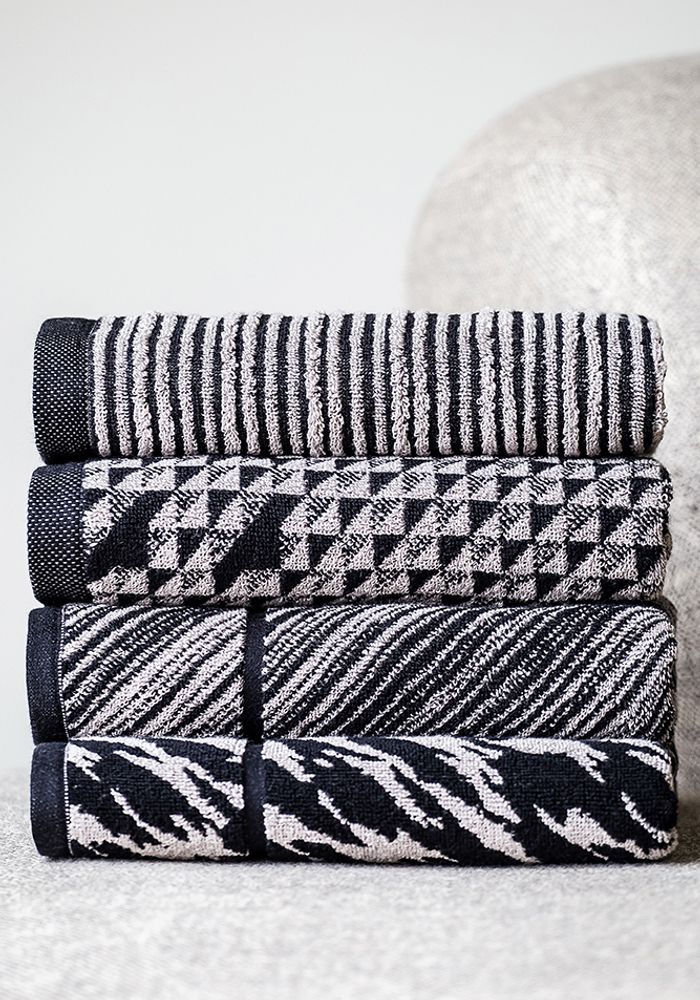 Bath towels - bath towel SCANDINAVIAN by Domingos De Sousa - HOME FROM PORTUGAL
