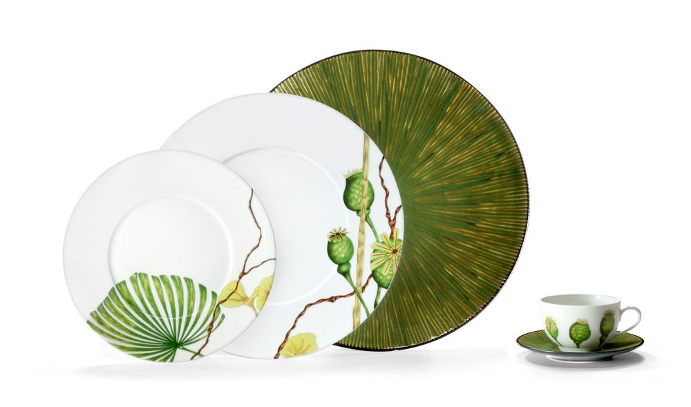 Assiettes de réception - IKEBANA - MEDARD DE NOBLAT